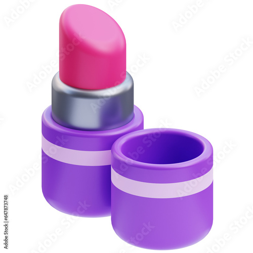 lipstick 3d icon design