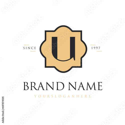 Luxury letter logo