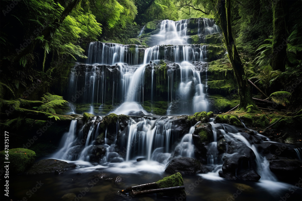 Waterfall - long time exposure Waterfall - long time exposure