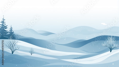 minimalist christmas background. winter wallpaper. banner. copy space © Pelayo