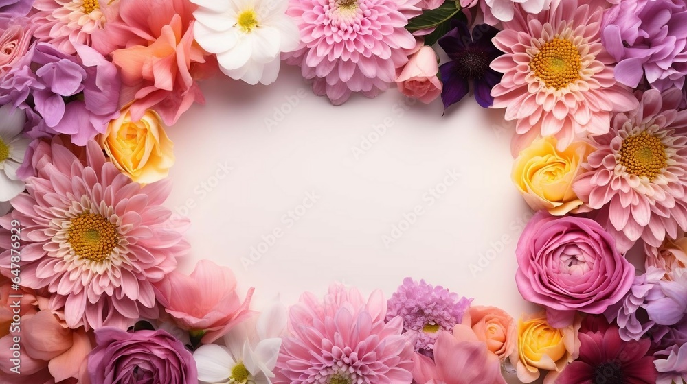 vibrant bouquet of fresh flowers

