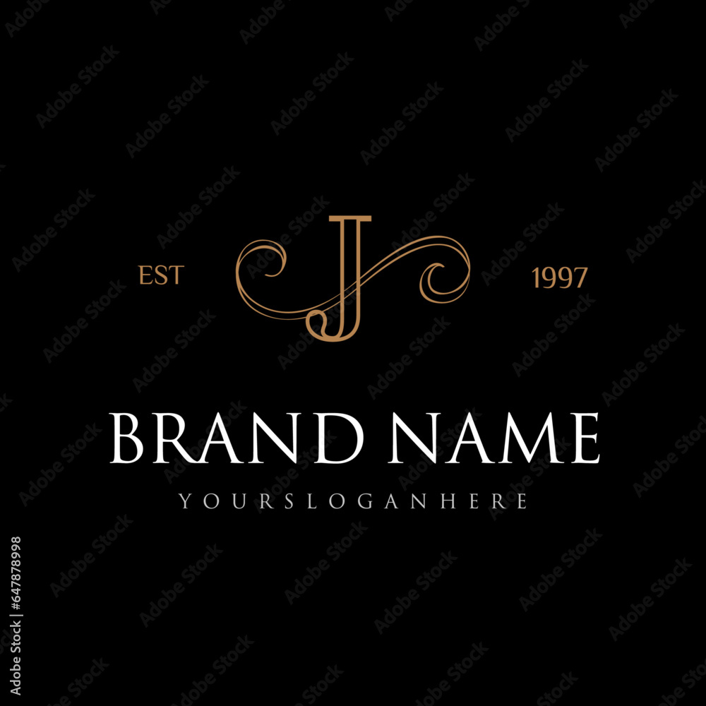 Obraz premium Elegant luxury logo