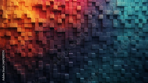 "A smoky mosaic woven into a symphony of colors."