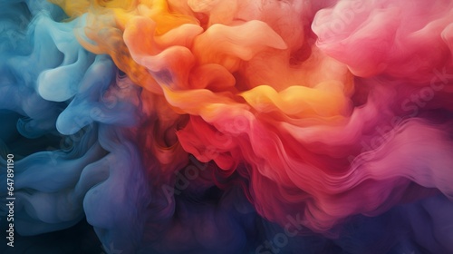 "A symphony of smoky swirls and colorful crescendos."