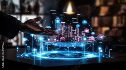 Global connectivity, exploring the futuristic cyberspace network, the smart city grid and 5g or 6g evolution, a worldwide web of intelligence, IoT, cloud computing, Generative AI.