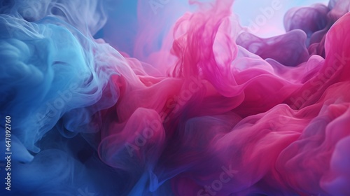 "Design a captivating scene where smoky waves merge seamlessly with a complex, vibrant abstract background, creating a visually stunning high-definition experience."