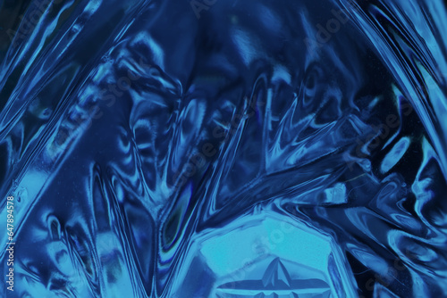 Canvas Print abstract background of blue glass