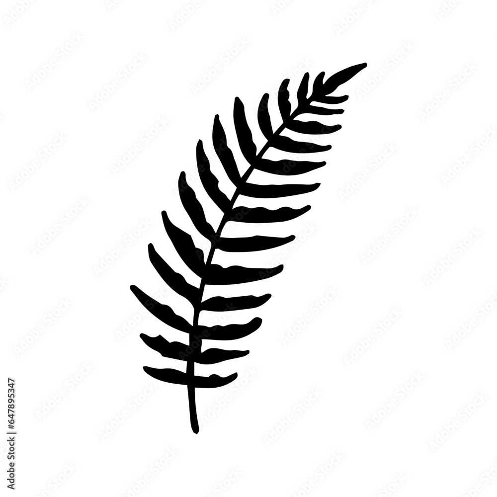 Plant vector silhouette , clip art, and symbol. Shilhouette of leaf concept and simple design Plant vector silhouette , clip art, and symbol. Shilhouette of leaf concept and simple design