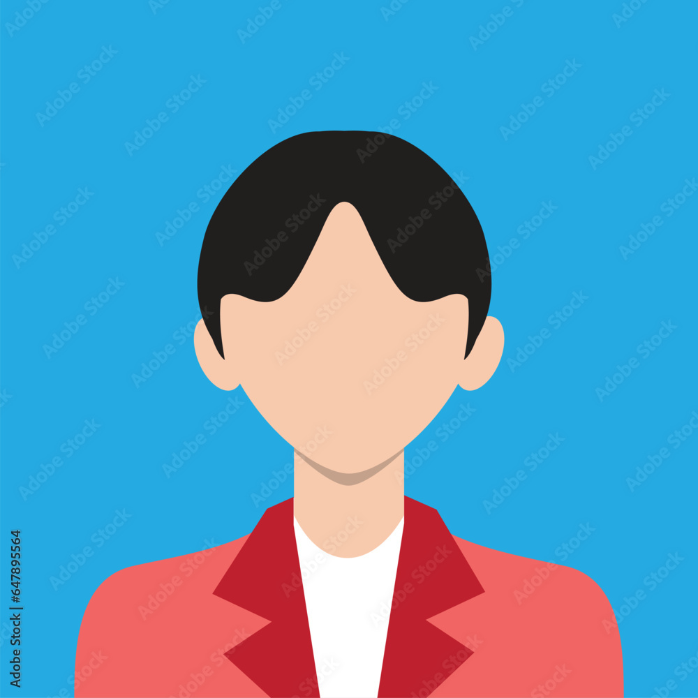 People art vector, flat design for avatar. People art vector, flat design for avatar.
