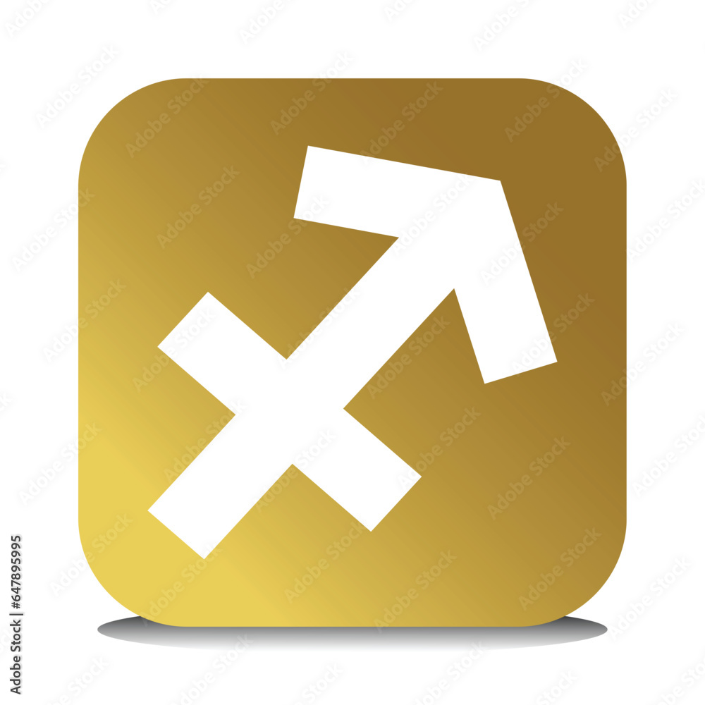 Obraz premium Zodiakcicon set, vector, clip art, and symbol. Icon set zodiac concept with a square shape.