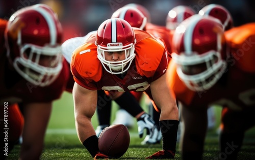 American football players i...