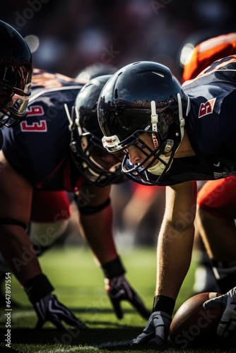 American football players i...
