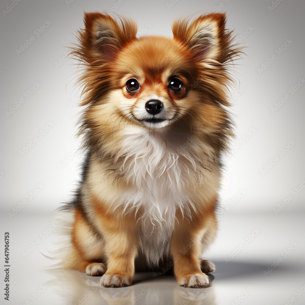 Obraz premium chi hua hua cute brown and white