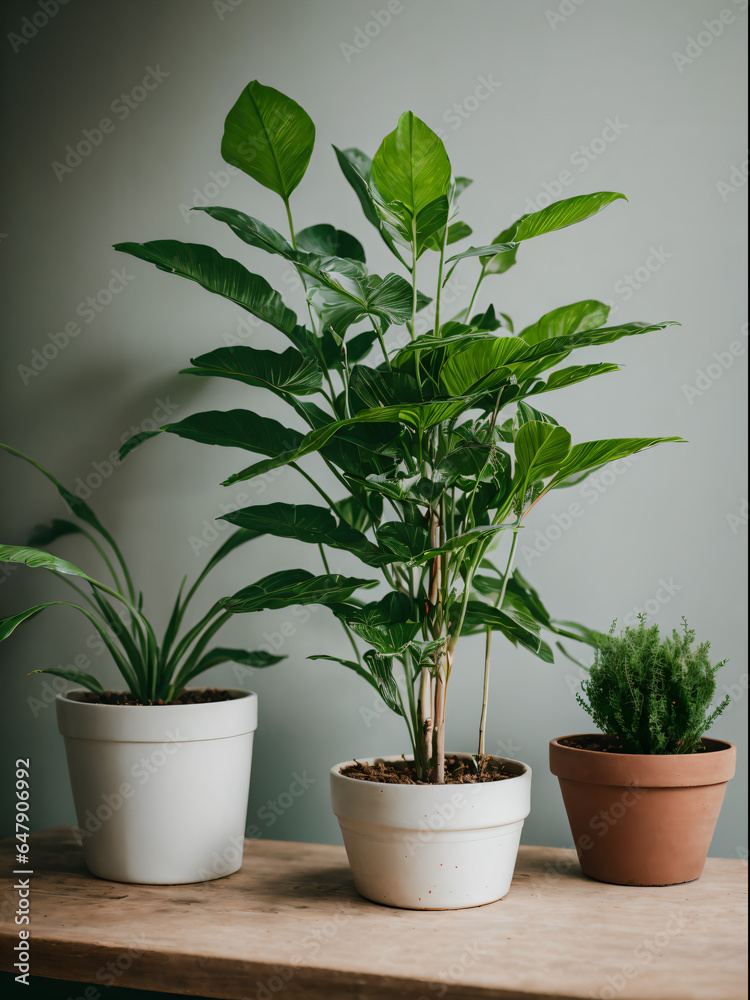 Obraz premium Decorative Plant in a Pot
