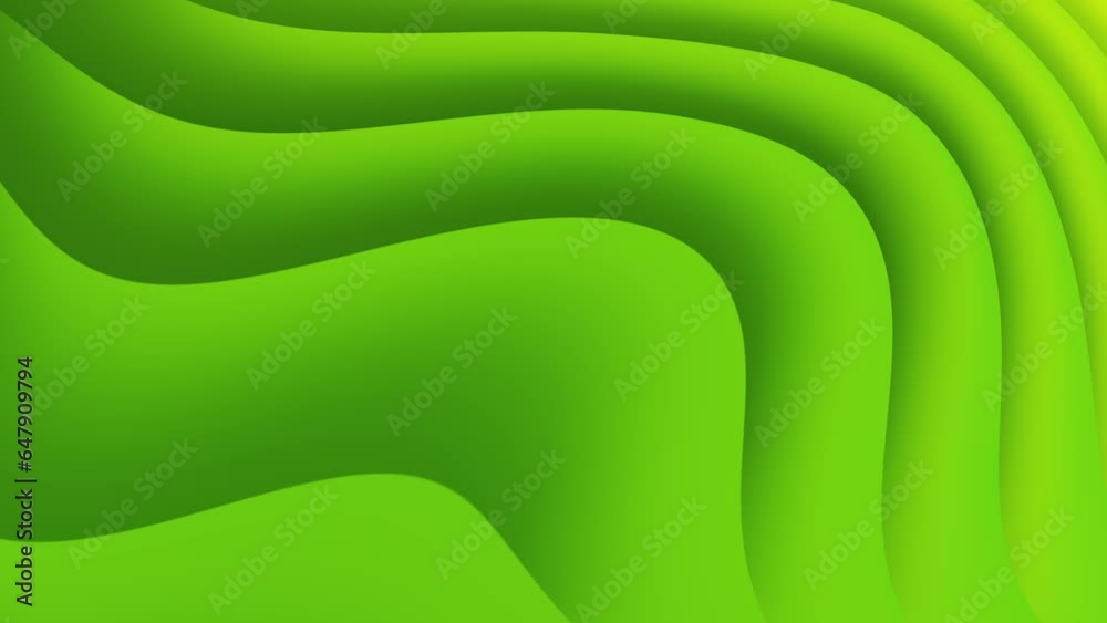 abstract green background with waves