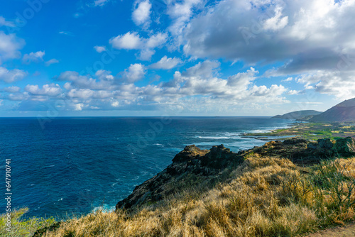 Kapaliokamao or Chicken Cliff is a 30-foot rock formation in Makapu'u Head, Oahu, Hawaii