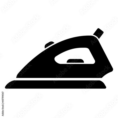 Iron icon for ironing clothes