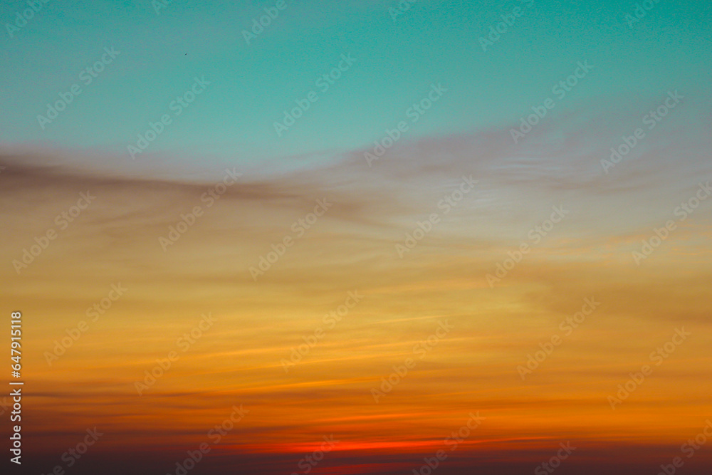 beautiful gradient sky, beautiful sky background with bright colors.