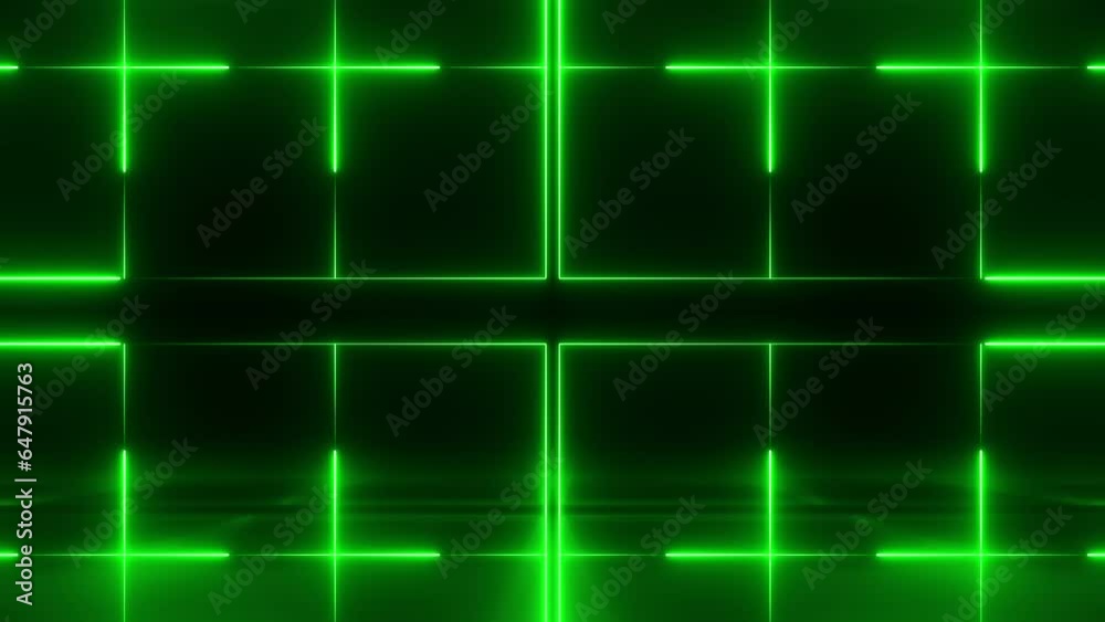 Green energy technology motion backgrounds with neon laser lines Green energy technology motion backgrounds with neon laser lines
