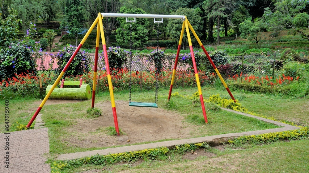 Kids play area from Bryant Park. One of the must visit place in Queen of Hills Kodaikanal. Kids play area from Bryant Park. One of the must visit place in Queen of Hills Kodaikanal.