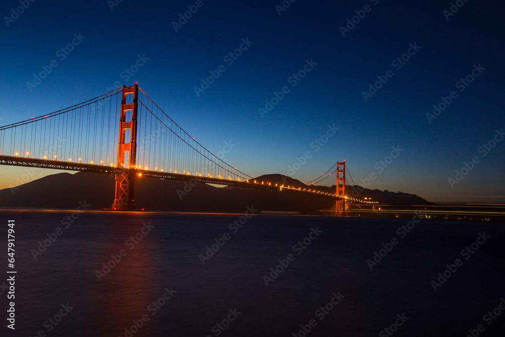 The Golden Gate Bridge in San Francisco CA