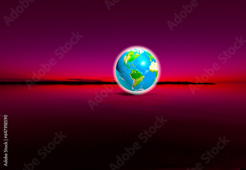 earth in space