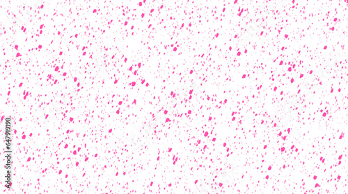 Pink dots. Spots  specks  grains  confetti  snow  stars with transparent background. Pink color grainy pattern texture.