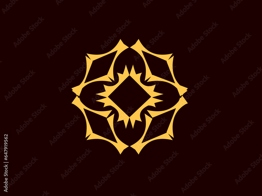 golden star on black golden star on black