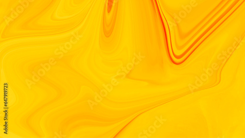 Alcohol ink drawing technik, oriental water splash decor. Fine art watercolor fluid ink in yellow color, marble