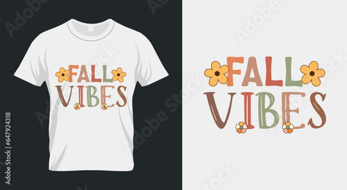 Fall vibes Pumpkin Spice SVG T-Shirt Design