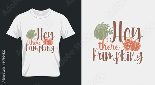 Howdy Pumpking Fall Pumpkin Spice SVG T-Shirt Design