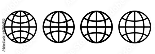 web icon. Internet symbol for your web site design