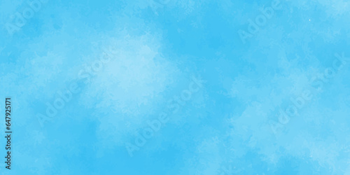 Abstract Watercolor shades blurry and defocused Cloudy Blue Sky Background,cloudy stains and smoke perfect for wallpaper, cover, card, decoration and presentation.