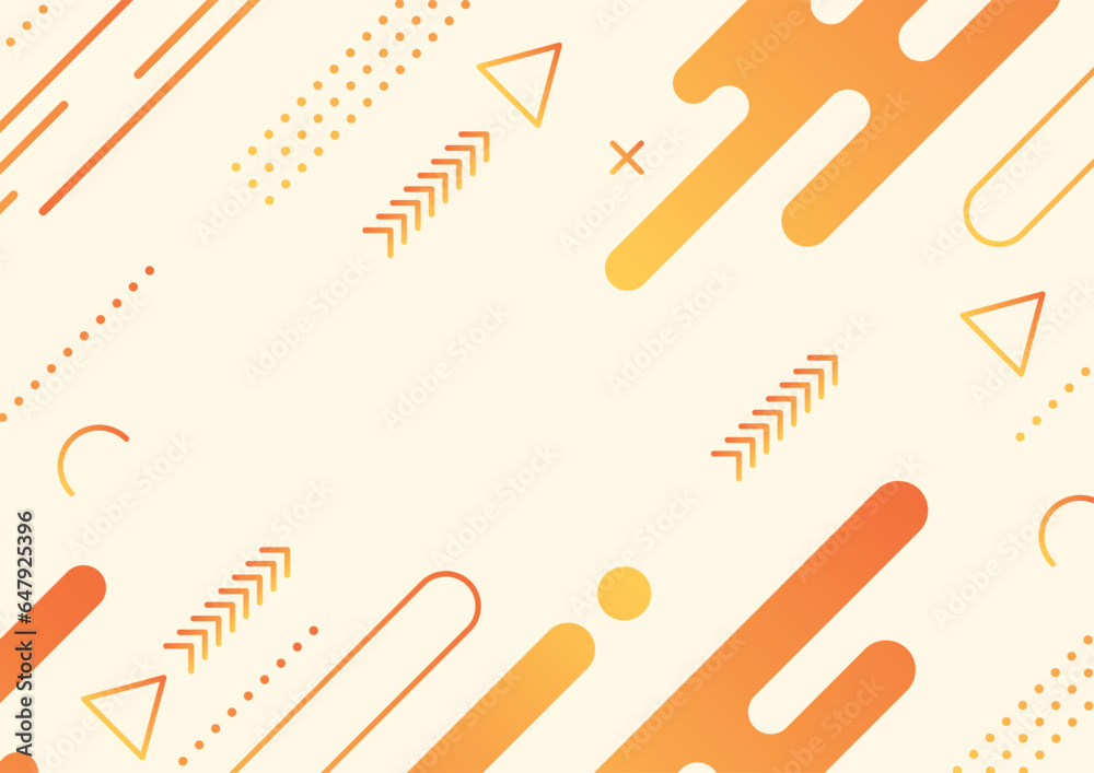 Trendy modern abstract background yellow and white colors