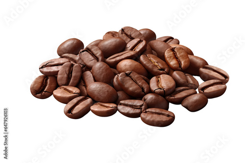 Coffee Beans. isolated object PNG  transparent background