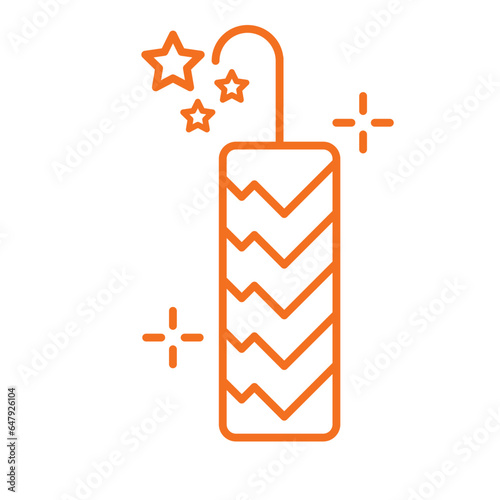 Fire Crackers Line Icon