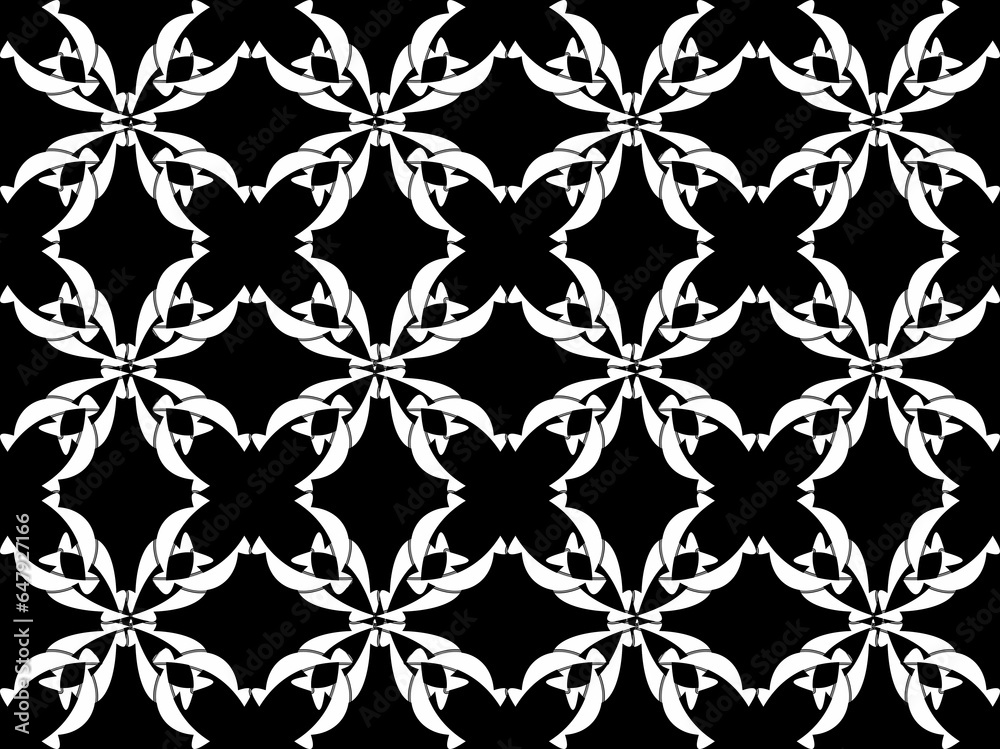 Fototapeta premium black and white seamless background