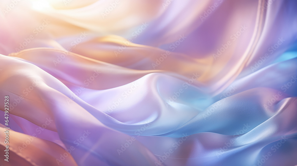 Obraz premium Opalescent Silk Abstract Background