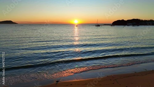 Daytime seascape from The Skillion at Terrigal on the Central Coast of NSW, Australia. photo