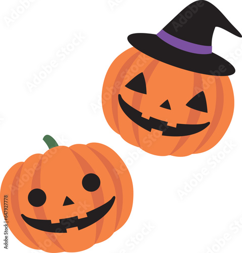 ハロウィンのかぼちゃのランタン
