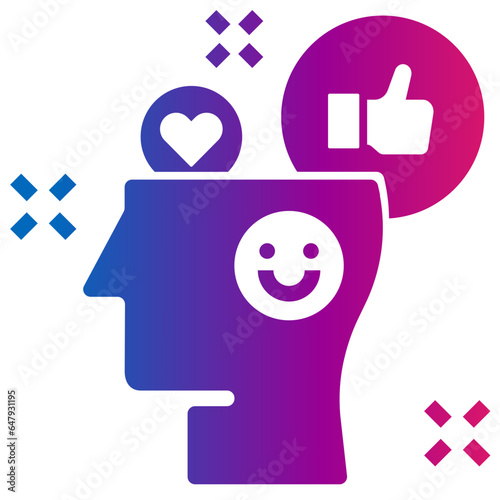 mindset gradient style icon