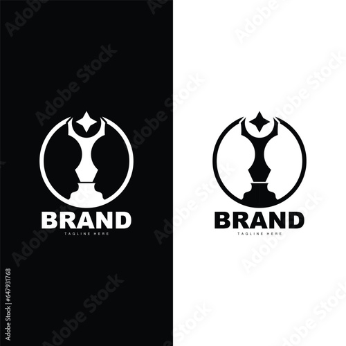 Trophy Logo Illustration Award Winner Template Vector Design