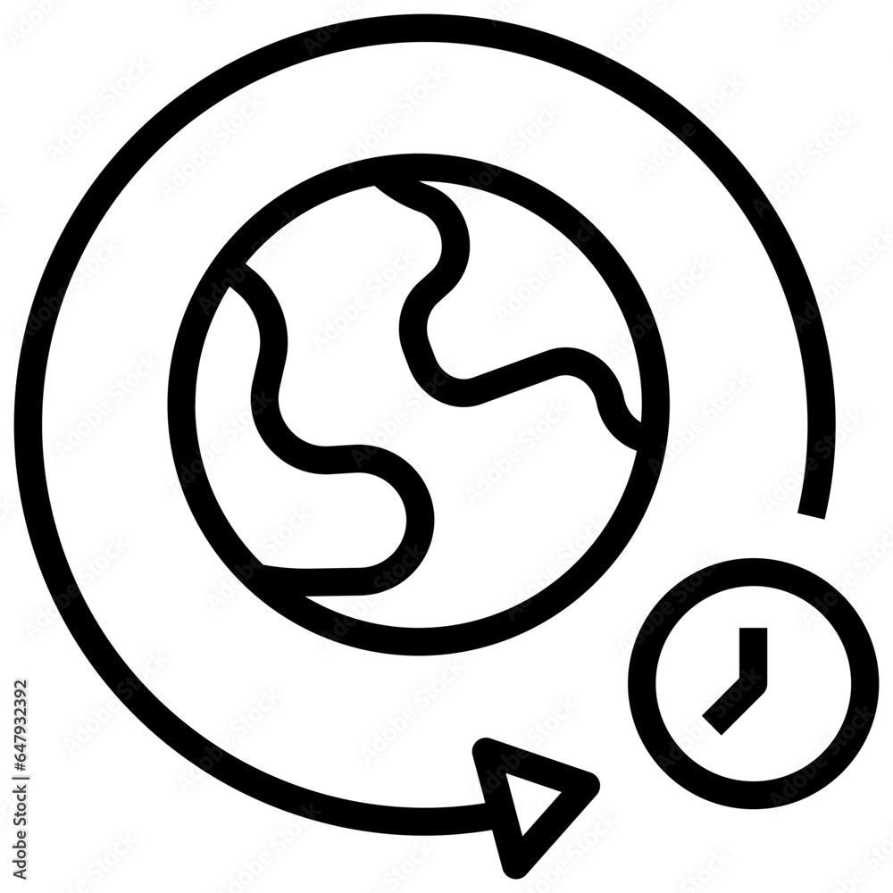 history outline style icon history outline style icon