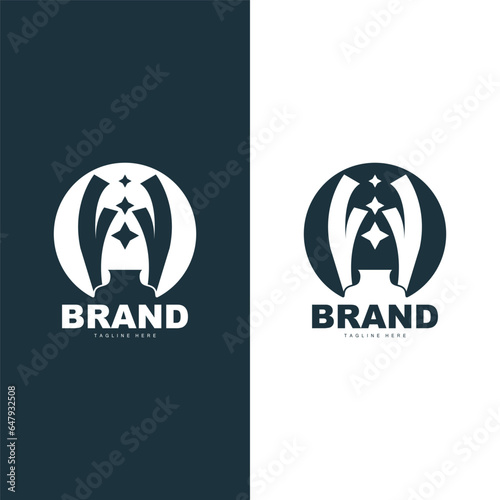 Trophy Logo Illustration Award Winner Template Vector Design