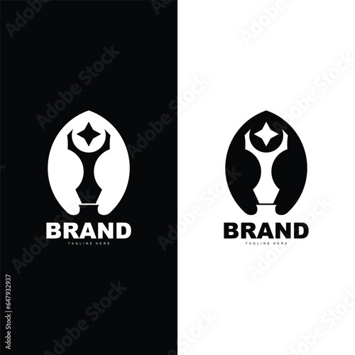 Trophy Logo Illustration Award Winner Template Vector Design
