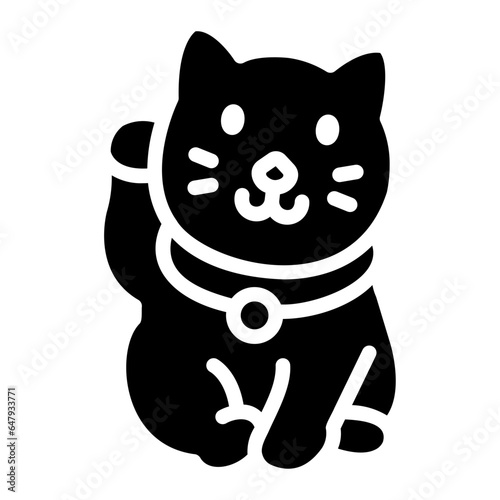 maneki neko Solid icon