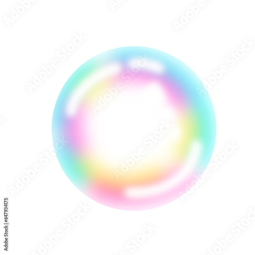 colorful bubble