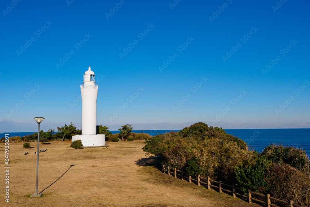 日立市 古房地公園 太平洋を見下ろす日立灯台