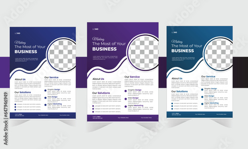 modern business  FYLER template
 photo