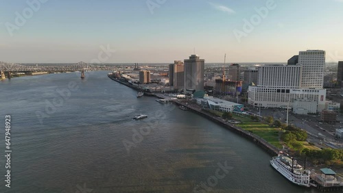 Wallpaper Mural Aerial view of Downtown New Orleans near the French Quarter Torontodigital.ca